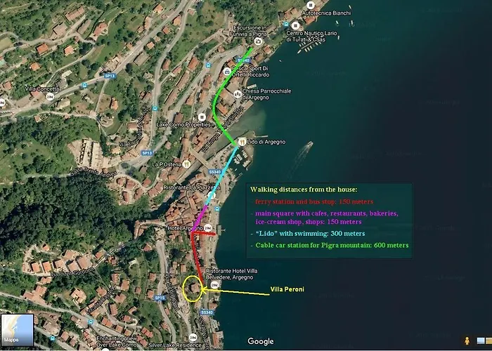Villa Peroni Lake Como Classic With Swimming Pool Apartment Argegno